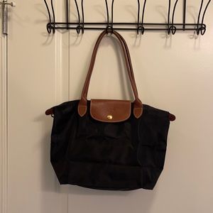 Longchamp - Le Pliage Original, black purse Medium